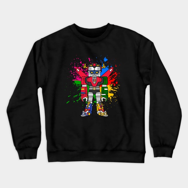 CAT ROBOT FURRY Crewneck Sweatshirt by wss3